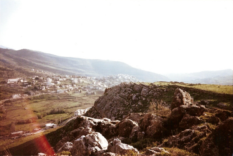 Montagne au dessus du village de Barouk