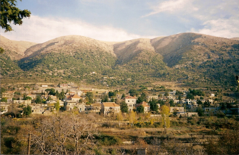 Village de Maasser ech Chouf en 1998 