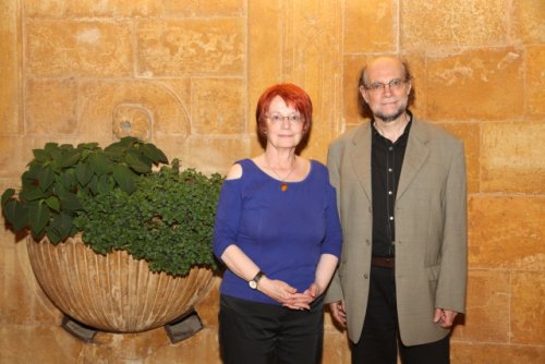 Chantal Dupuy-Dunier et Denis Langlois, Salon du Livre francophone de Beyrouth, 2012.